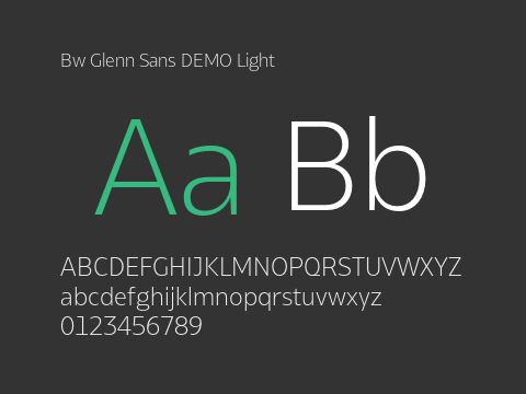 Bw Glenn Sans DEMO Light