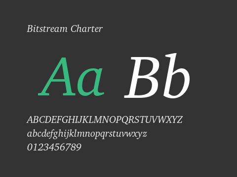 Bitstream Charter