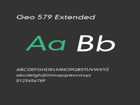 Geo 579 Extended