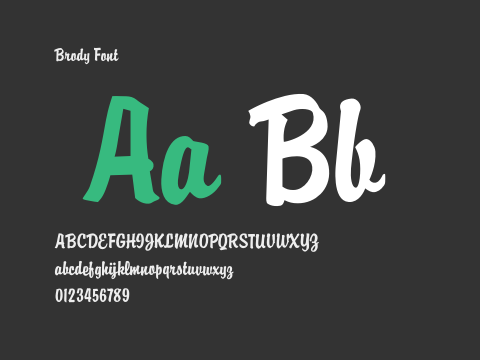 Brody Font