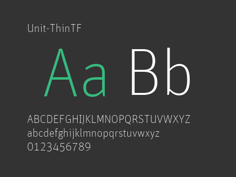 Unit-ThinTF