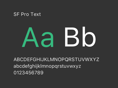 SF Pro Text