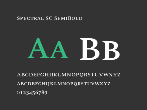 Spectral SC SemiBold