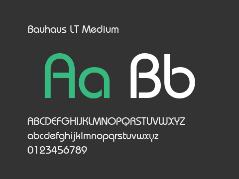 Bauhaus LT Medium