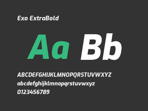 Exo ExtraBold