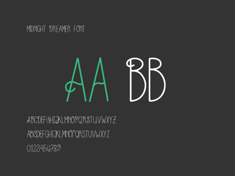 Midnight Dreamer Font