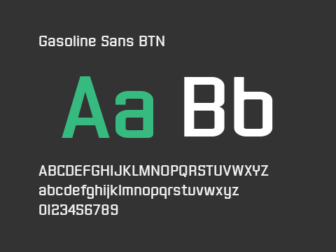 Gasoline Sans BTN