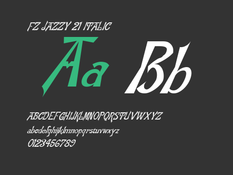 FZ JAZZY 21 ITALIC