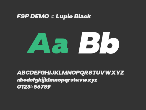 FSP DEMO - Lupio Black