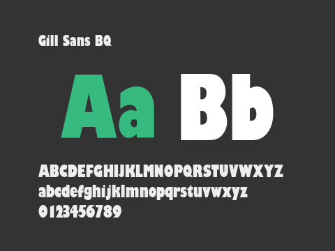 Gill Sans BQ