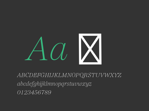 MadiganText-ThinItalic