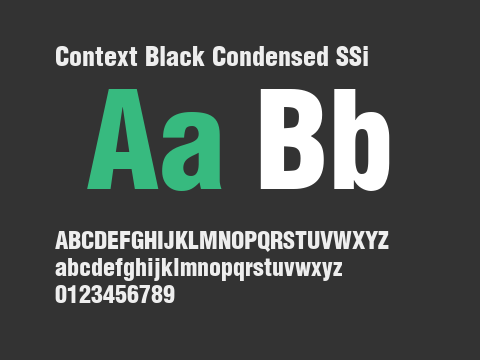 Context Black Condensed SSi