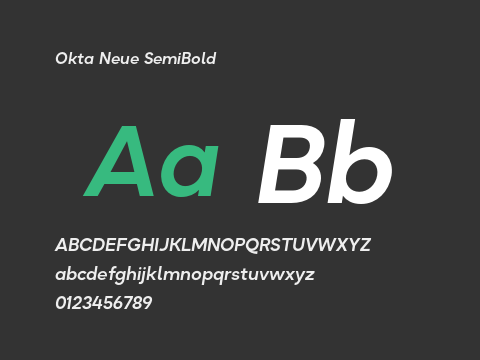 Okta Neue SemiBold