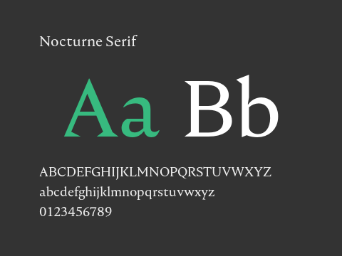 Nocturne Serif