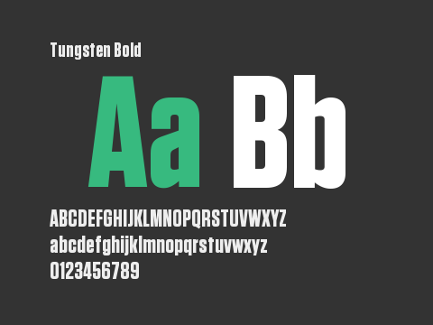 Tungsten Bold