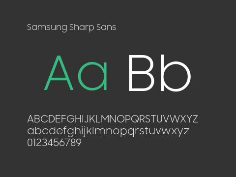 Samsung Sharp Sans