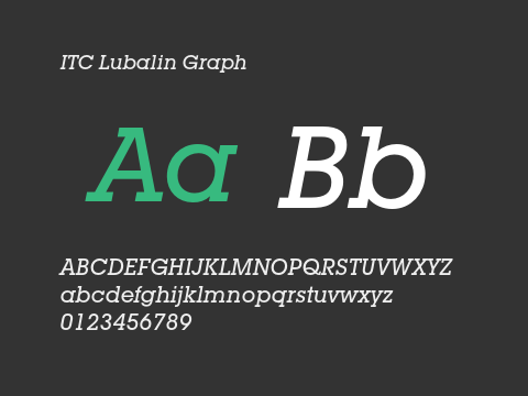 ITC Lubalin Graph