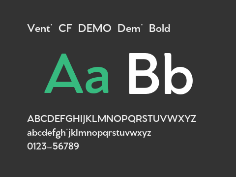 Venti CF DEMO Demi Bold