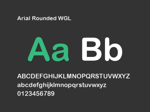 Arial Rounded WGL