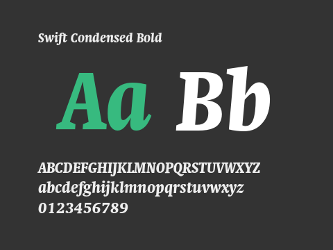 Swift Condensed Bold