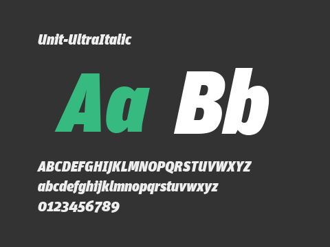 Unit-UltraItalic