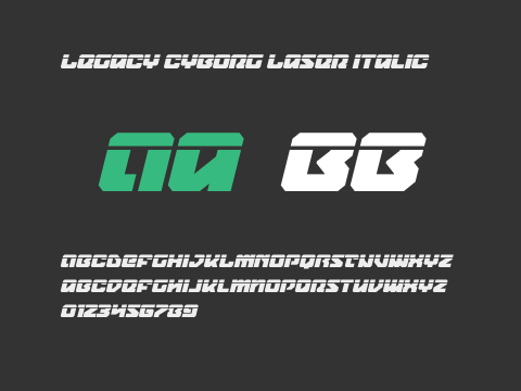 Legacy Cyborg Laser Italic