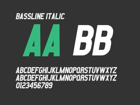 Bassline Italic