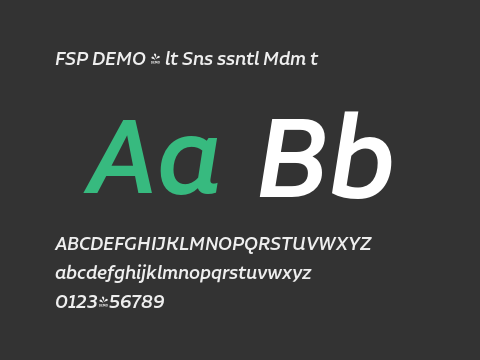 FSP DEMO - lt Sns ssntl Mdm t