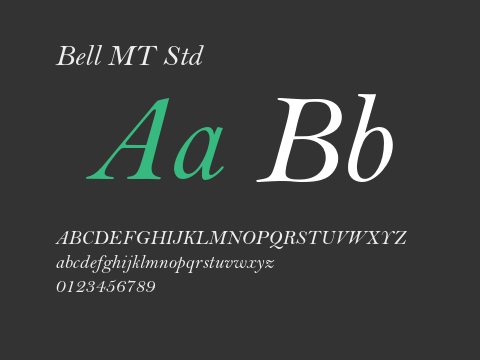 Bell MT Std