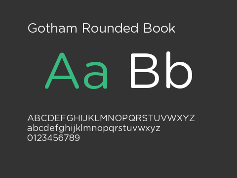 Gotham Rounded Book