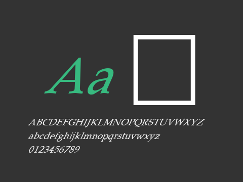 FZ ROMAN 21 ITALIC