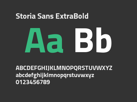 Storia Sans ExtraBold