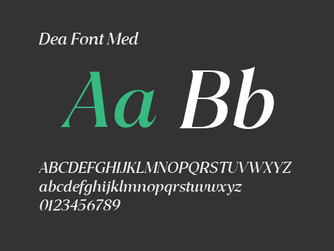 Dea Font Med