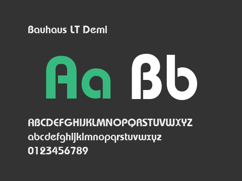 Bauhaus LT Demi