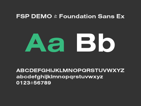 FSP DEMO - Foundation Sans Ex