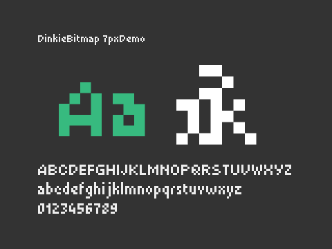 DinkieBitmap 7pxDemo