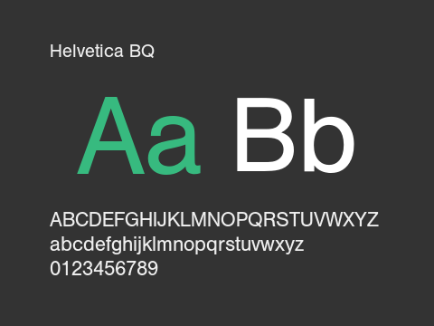 Helvetica BQ