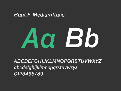 BauLF-MediumItalic