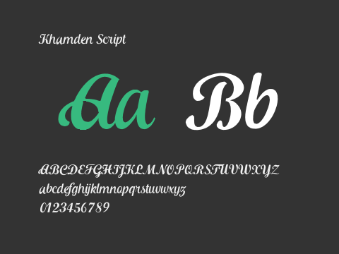 Khamden Script