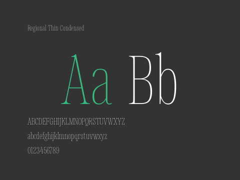 Regional Thin Condensed