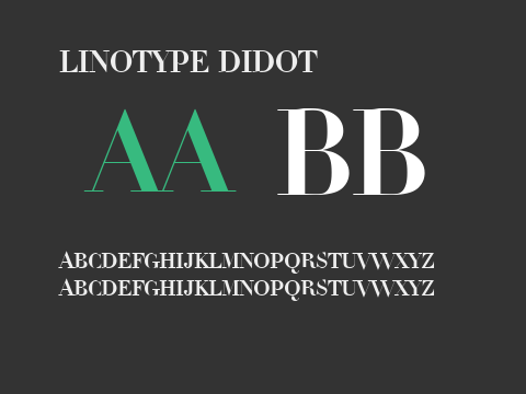 Linotype Didot