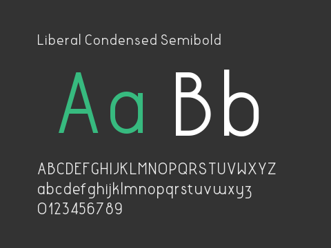 Liberal Condensed Semibold