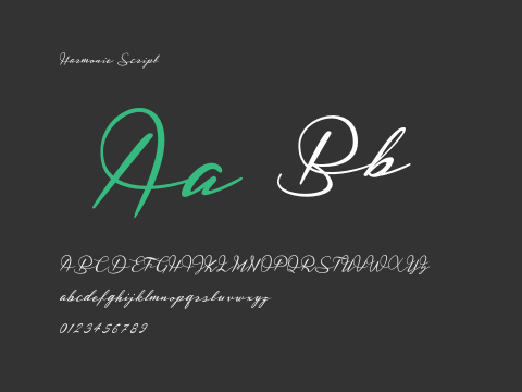 Harmonie Script