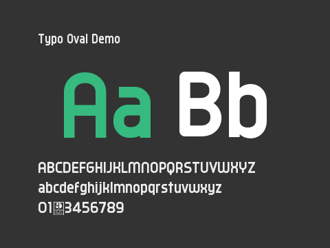 Typo Oval Demo