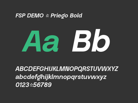 FSP DEMO - Priego Bold