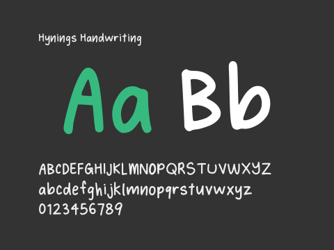 Hynings Handwriting