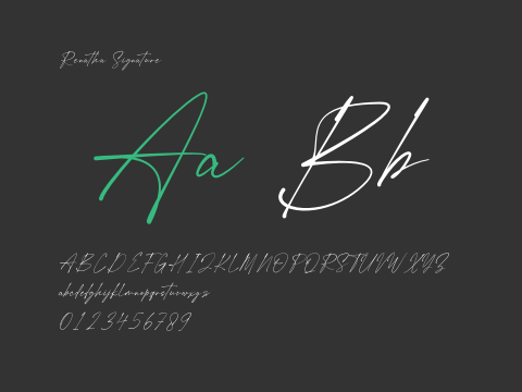 Renatha Signature