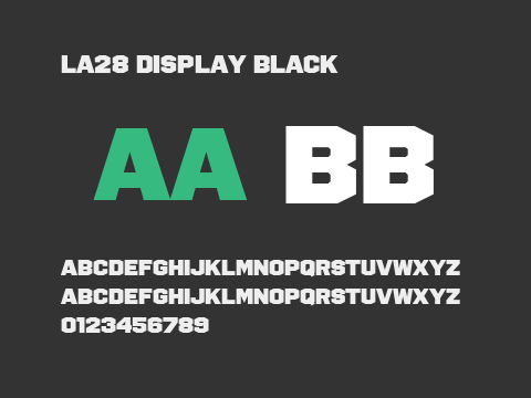 LA28 Display Black