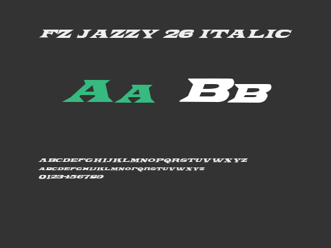 FZ JAZZY 26 ITALIC