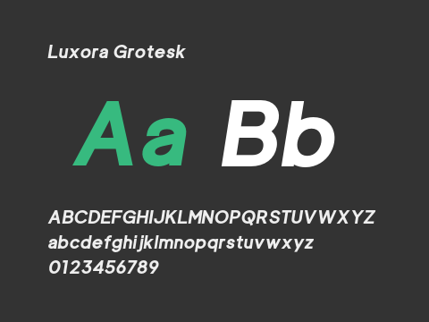 Luxora Grotesk